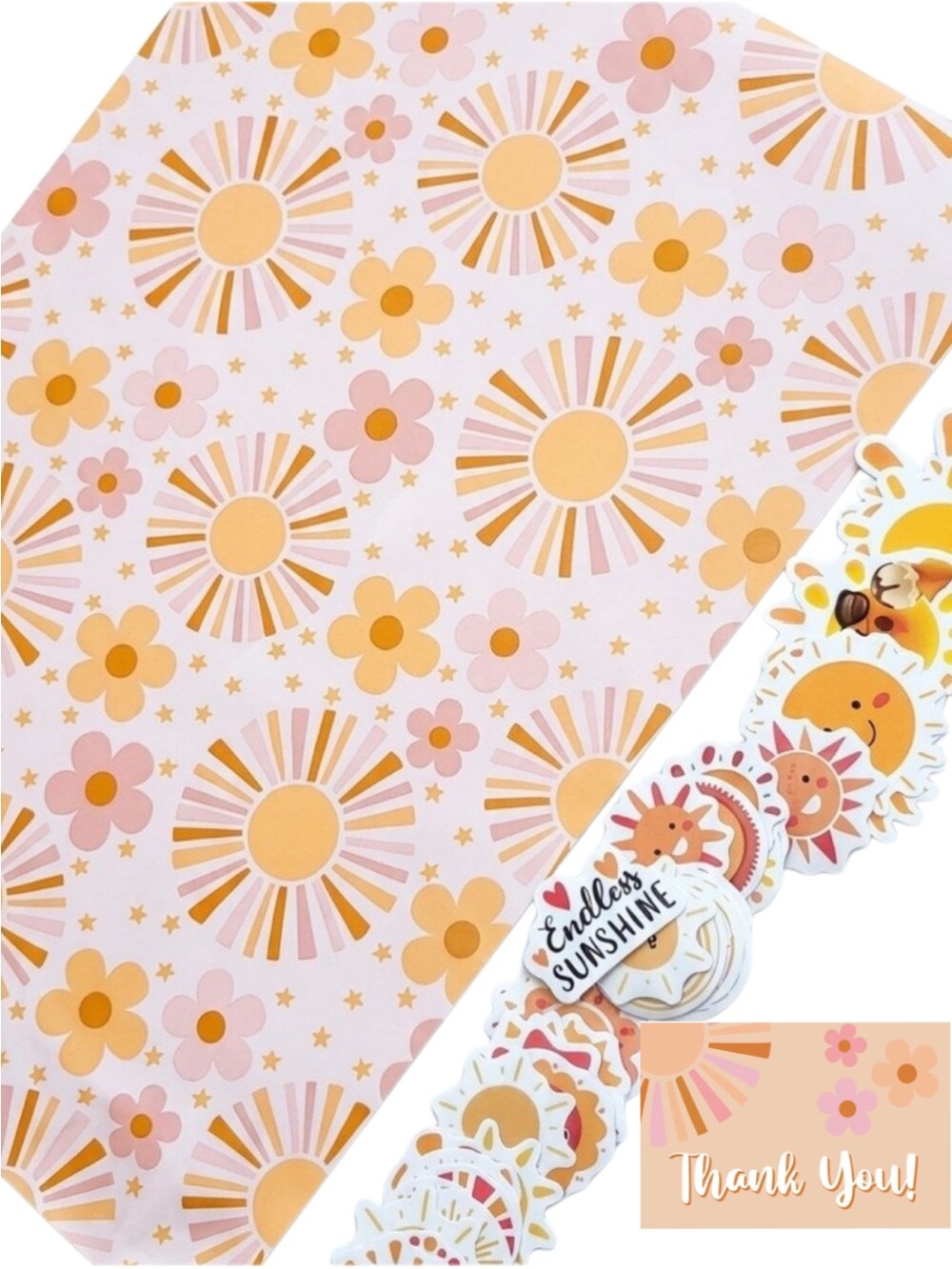 Retro Floral Polymailer Bundle Set (15ct)